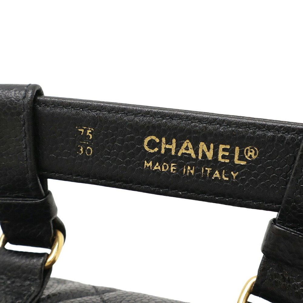CHANEL Black Caviar Leather Hobo Bag - Picture 7 of 10